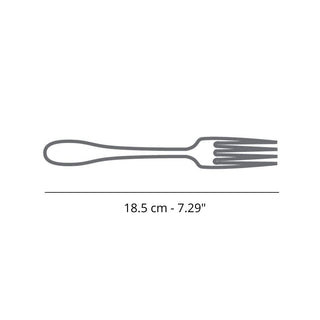 Broggi Canto dessert fork stainless steel Buy now on Shopdecor