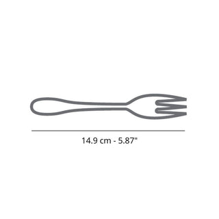 Broggi Kyoto Black cake fork satin steel Buy now on Shopdecor