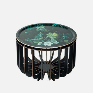Ibride Extra-Muros Medusa 46 OUTDOOR coffee table with Emeraude tray diam. 46 cm. Buy now on Shopdecor