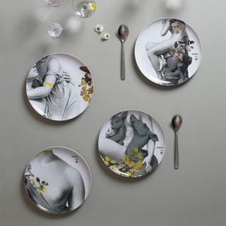 Ibride Faux-Semblants Extra-Plates Yuan Parnasse set 4 plates diam. 25 cm. Buy now on Shopdecor