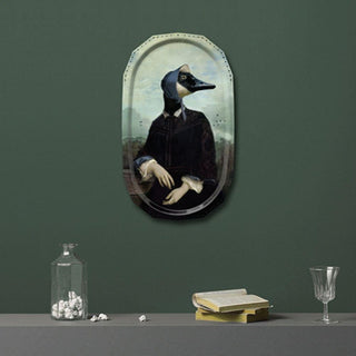 Ibride Galerie de Portraits Bernache tray/picture 34x57 cm. Buy now on Shopdecor