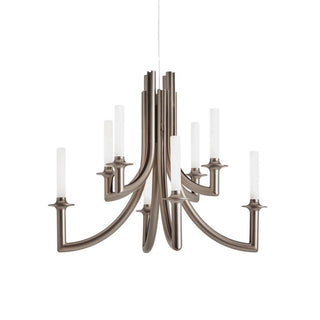 Kartell Khan Metal suspension lamp matt bronze Buy now on Shopdecor