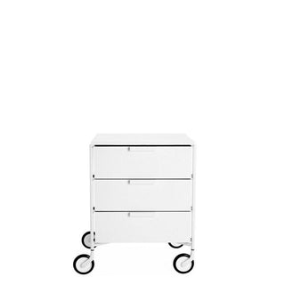 Kartell Mobil Mat chest of drawers with 3 drawers and wheels Buy now on Shopdecor