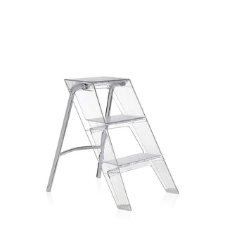 Kartell Upper folding step ladder with chromed steel structure Buy now on Shopdecor