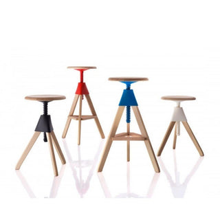 Magis The Wild Bunch Tom stool in beech Buy now on Shopdecor