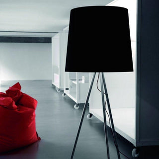Martinelli Luce Eva big floor lamp black/black Buy now on Shopdecor