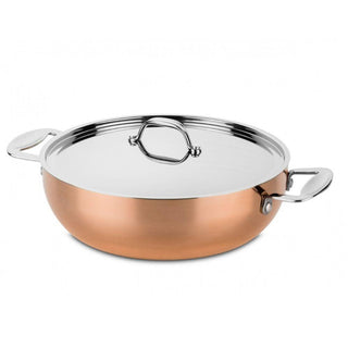 Mepra Toscana Copper frying pan with lid diam. 28 cm. Buy now on Shopdecor