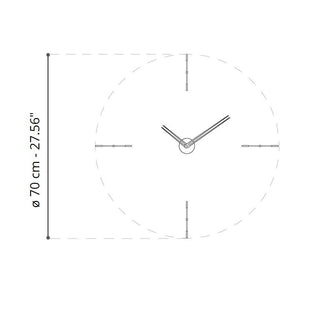 Nomon Mini Merlín 4T wall clock Buy now on Shopdecor