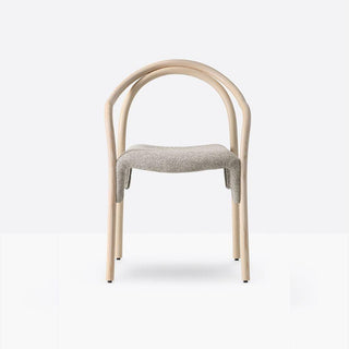 Pedrali Soul 3747 padded armchair with solid ash structure Buy now on Shopdecor