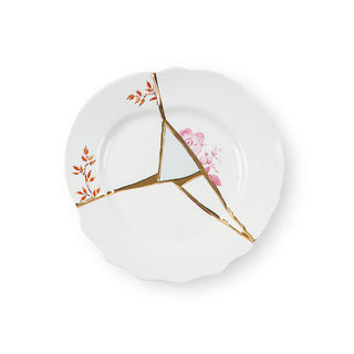 Seletti Kintsugi fruit plate in porcelain/24 carat gold mod. 1 Buy now on Shopdecor