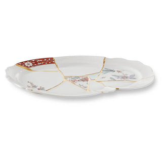 Seletti Kintsugi tray in porcelain/24 carat gold Buy now on Shopdecor
