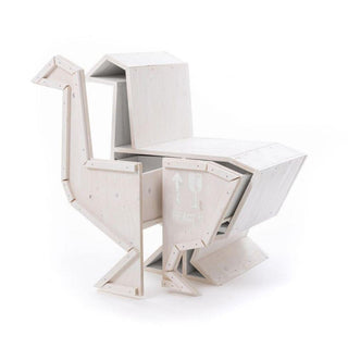 Seletti Sending Animals Goose white bedside table Buy now on Shopdecor