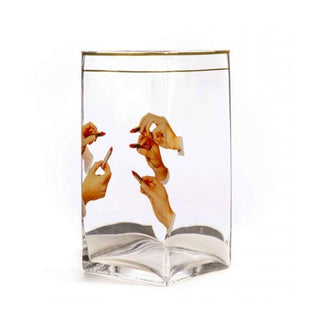 Seletti Toiletpaper Glass Vases Lipsticks vase h. 30 cm. Buy now on Shopdecor