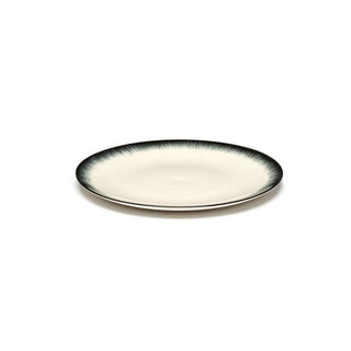 Serax Dé plate diam. 17.5 cm. off white/black var 3 Buy now on Shopdecor