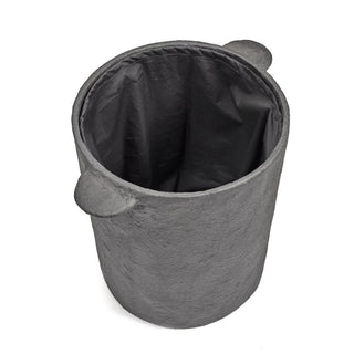 Serax Earth basket with lid and linen bag black Buy now on Shopdecor