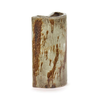 Serax FCK vase h. 29 cm. glazed white/brown Buy now on Shopdecor