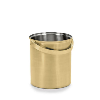 Serax Table Accessories ice bucket L brushed steel gold Pvd Buy now on Shopdecor
