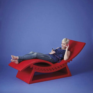 Slide Tic Tac Chaise longue Polyethylene by Marco Acerbis Buy now on Shopdecor