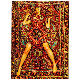 Seletti Toiletpaper Rectangular Rug Lady On Carpet 200x280 cm. Buy now on Shopdecor