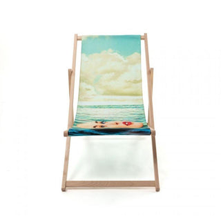 Seletti Toiletpaper Deck Chair Seagirl Buy now on Shopdecor