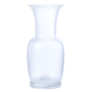 Venini Frozen Opalino 706.24 vase crystal sandblasted h. 42 cm. Buy now on Shopdecor