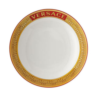Versace meets Rosenthal Medusa Amplified Golden Coin deep plate diam. 22 cm. Buy now on Shopdecor