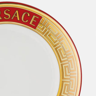 Versace meets Rosenthal Medusa Amplified Golden Coin plate diam. 21 cm. Buy now on Shopdecor