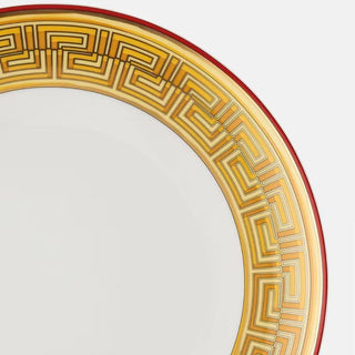 Versace meets Rosenthal Medusa Amplified Golden Coin plate diam. 28 cm. Buy now on Shopdecor